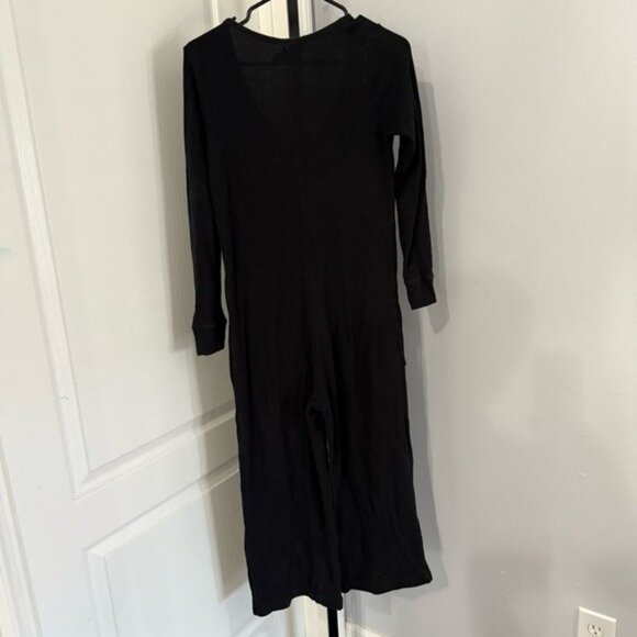 Hatch Jumpsuit Thermal Waffle Knit Daily Feed Long Sleeve Maternity Jumpsuit - Picture 5 of 6